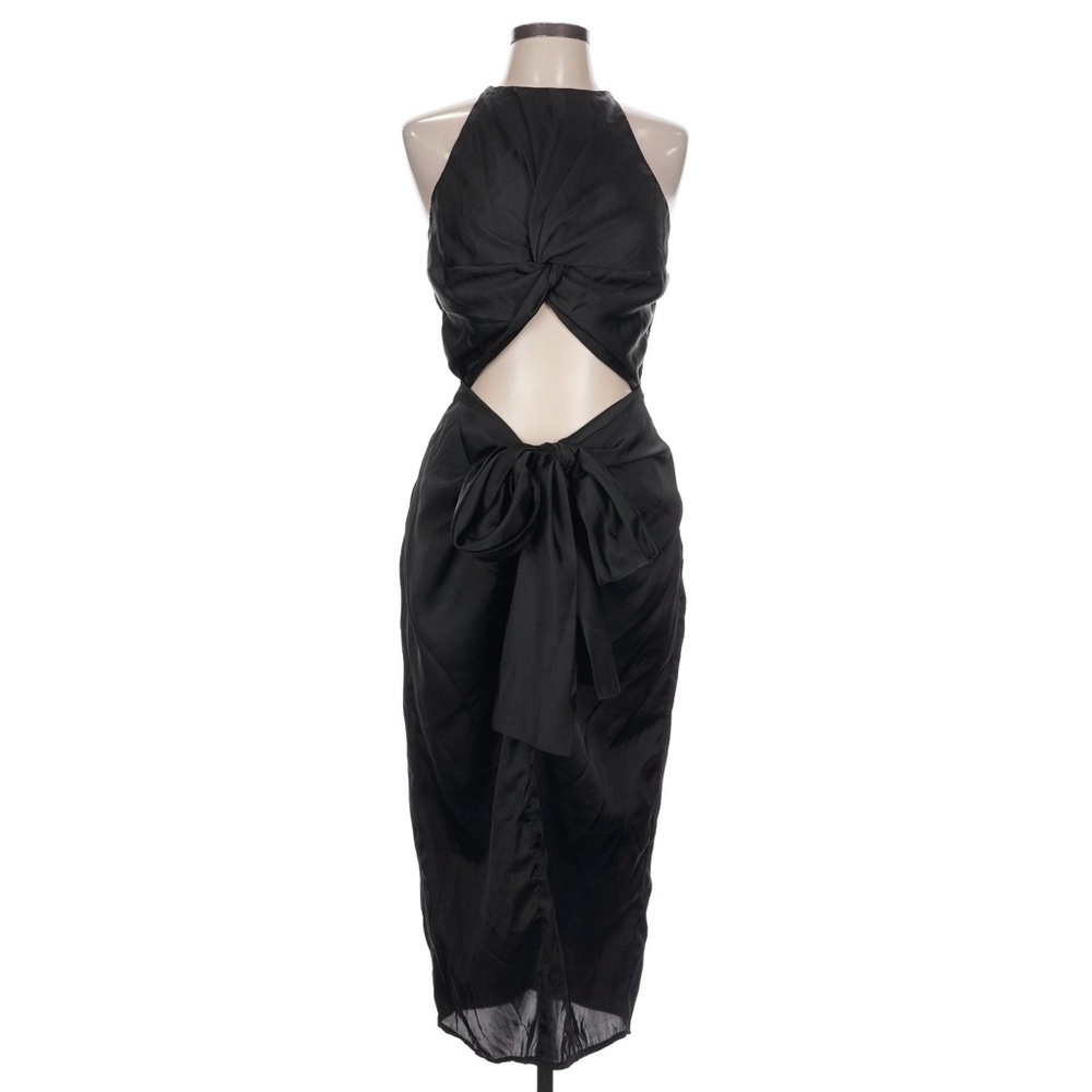 Andrea Iyamah Cutout Midi Dress